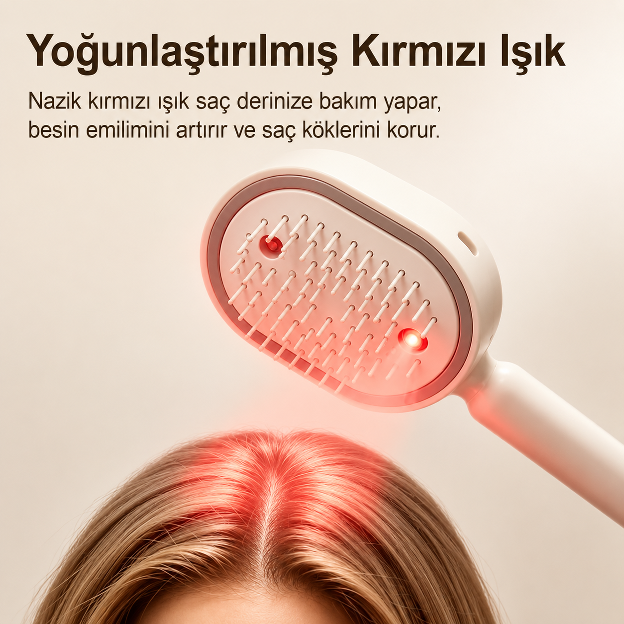 Lumora® Electric Spray Air Cushion Massage Comb - Self-Cleaning, Anti-Tangle, Essential Oil Spray Hair Care Comb