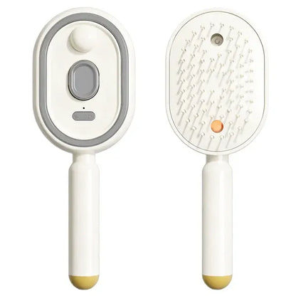 Lumora® Electric Spray Air Cushion Massage Comb - Self-Cleaning, Anti-Tangle, Essential Oil Spray Hair Care Comb