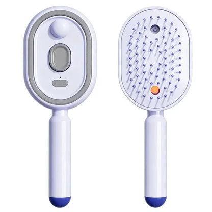 Lumora® Electric Spray Air Cushion Massage Comb - Self-Cleaning, Anti-Tangle, Essential Oil Spray Hair Care Comb